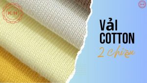 Vải cotton 2 chiều