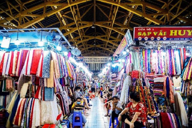 Chợ Bà Chiểu địa chỉ bán vải tại TPHCM