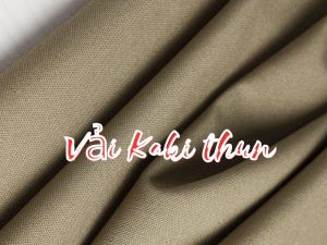 Vải kaki thun